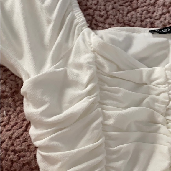 White Short Sleeve Top - Picture 2 of 4